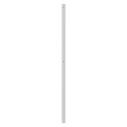 udskiftningsgavl 160 cm metal hvid