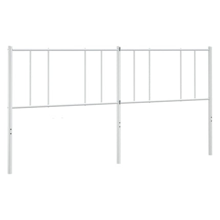 udskiftningsgavl 193 cm metal hvid