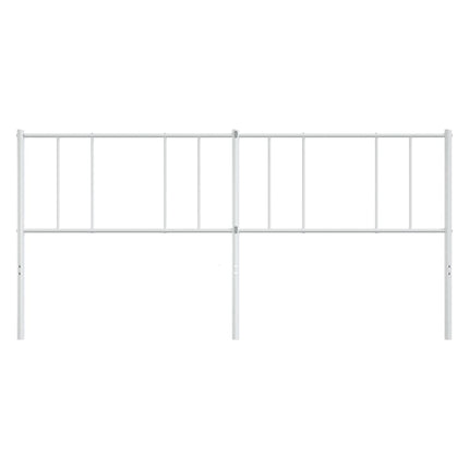 udskiftningsgavl 200 cm metal hvid