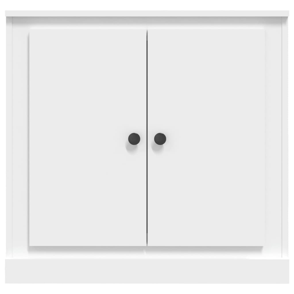 skænk 70x35,5x67,5 cm konstrueret træ hvid