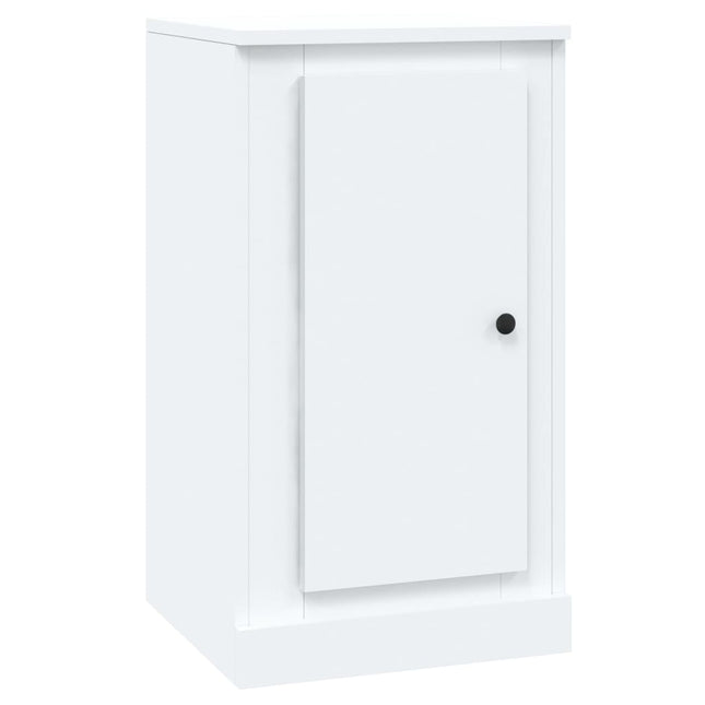 skænk 37,5x35,5x67,5 cm konstrueret træ hvid
