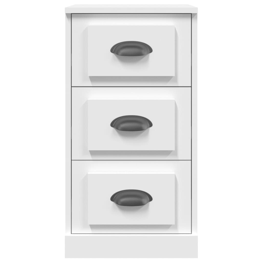 skænk 36x35,5x67,5 cm konstrueret træ hvid