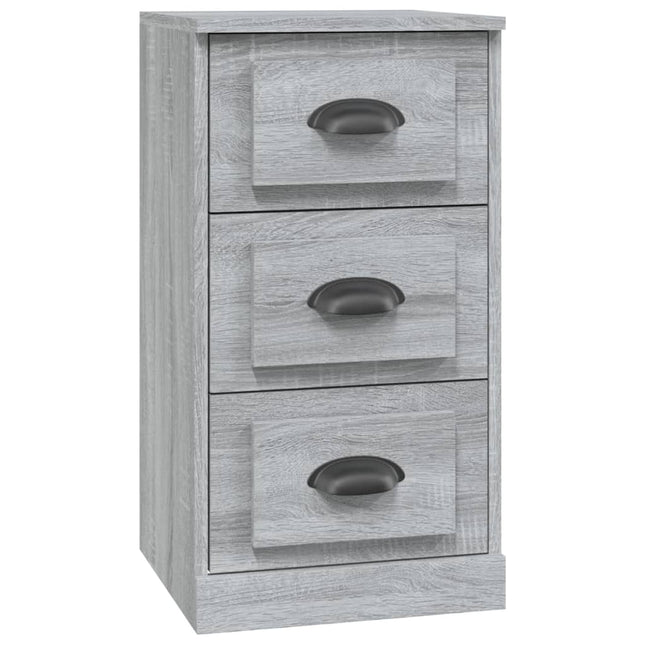 skænk 36x35,5x67,5 cm konstrueret træ grå sonoma-eg