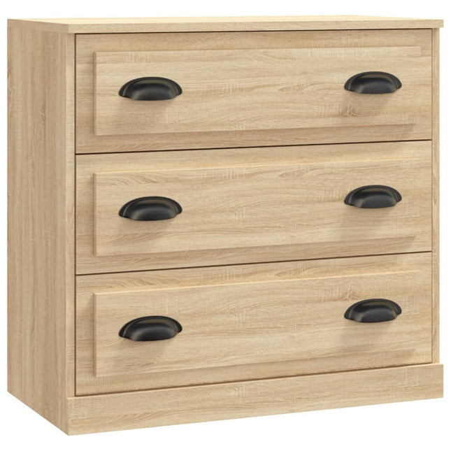 skænk 70x35,5x67,5 cm konstrueret træ sonoma-eg