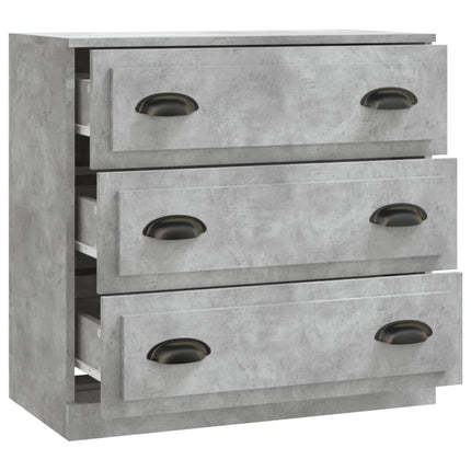 skænk 70x35,5x67,5 cm konstrueret træ betongrå