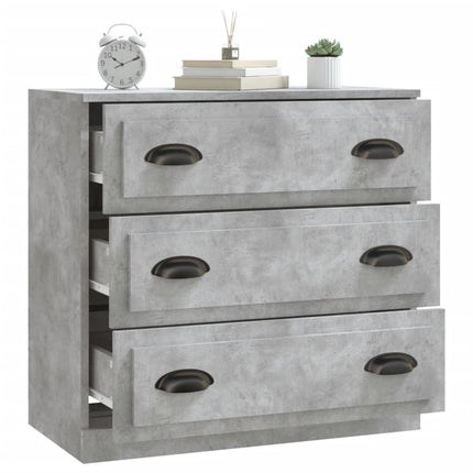 skænk 70x35,5x67,5 cm konstrueret træ betongrå