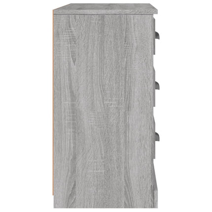 skænk 104,5x35,5x67,5 cm konstrueret træ grå sonoma-eg
