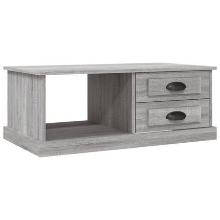sofabord 90x50x35 cm konstrueret træ grå sonoma-eg