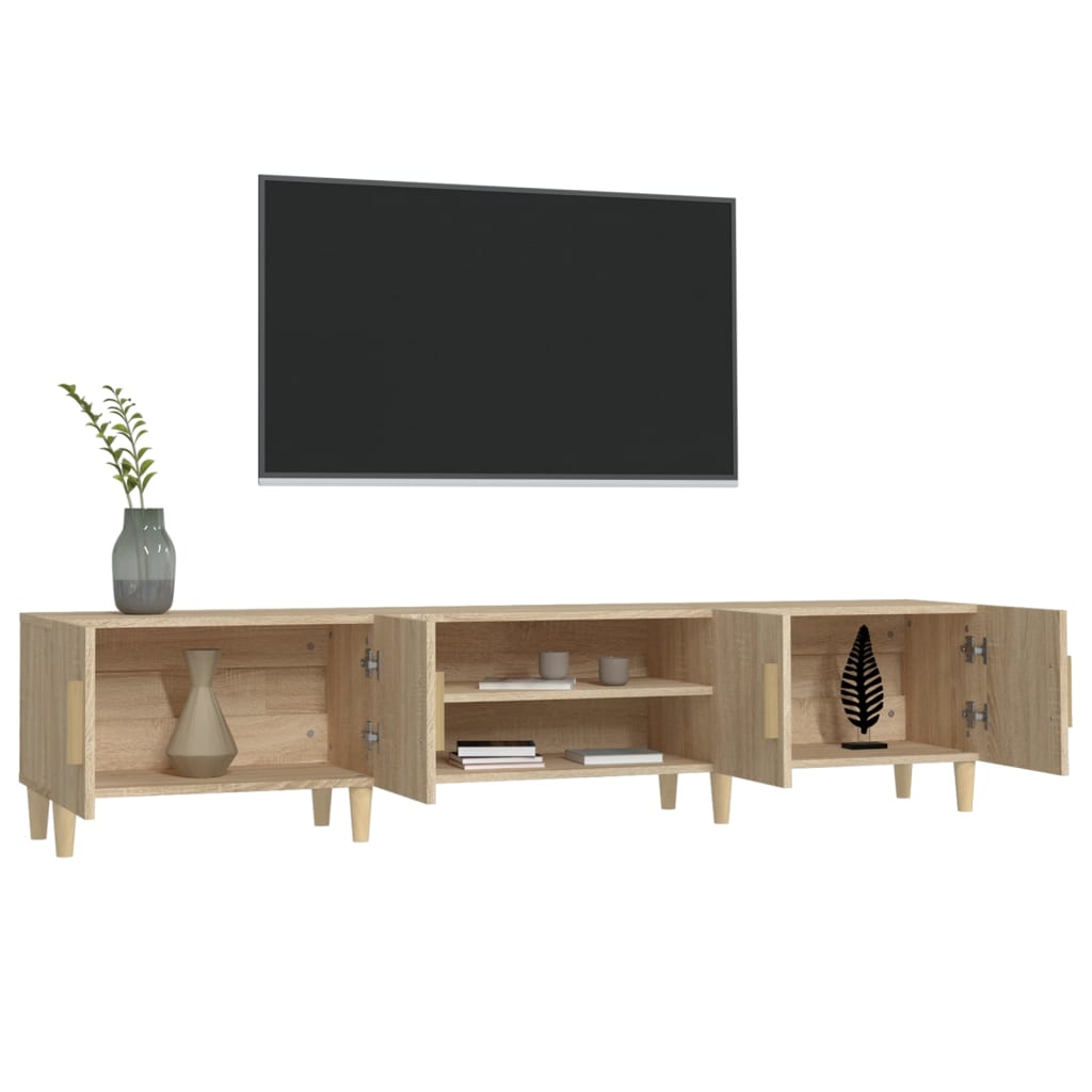 TV-skab Sonoma eg 180x31,5x40 cm konstrueret træ