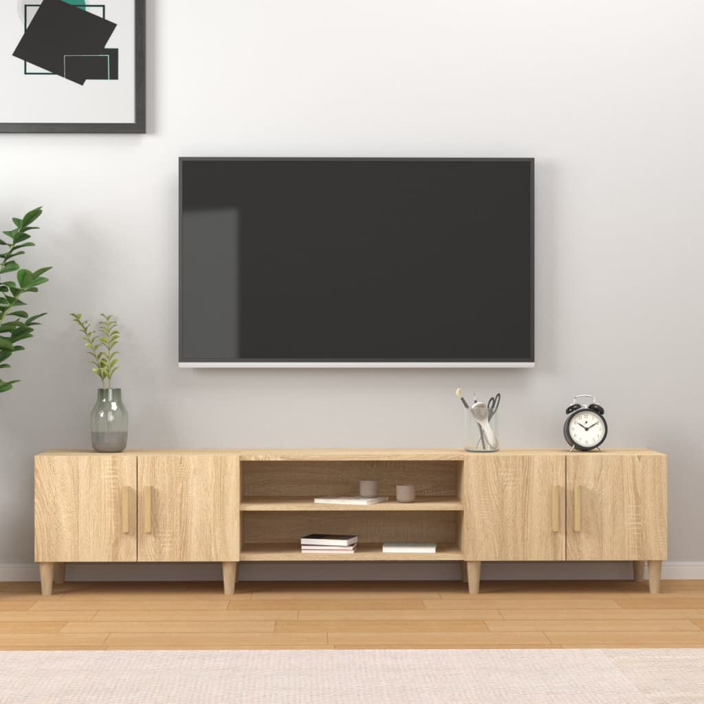 TV-skab Sonoma eg 180x31,5x40 cm konstrueret træ