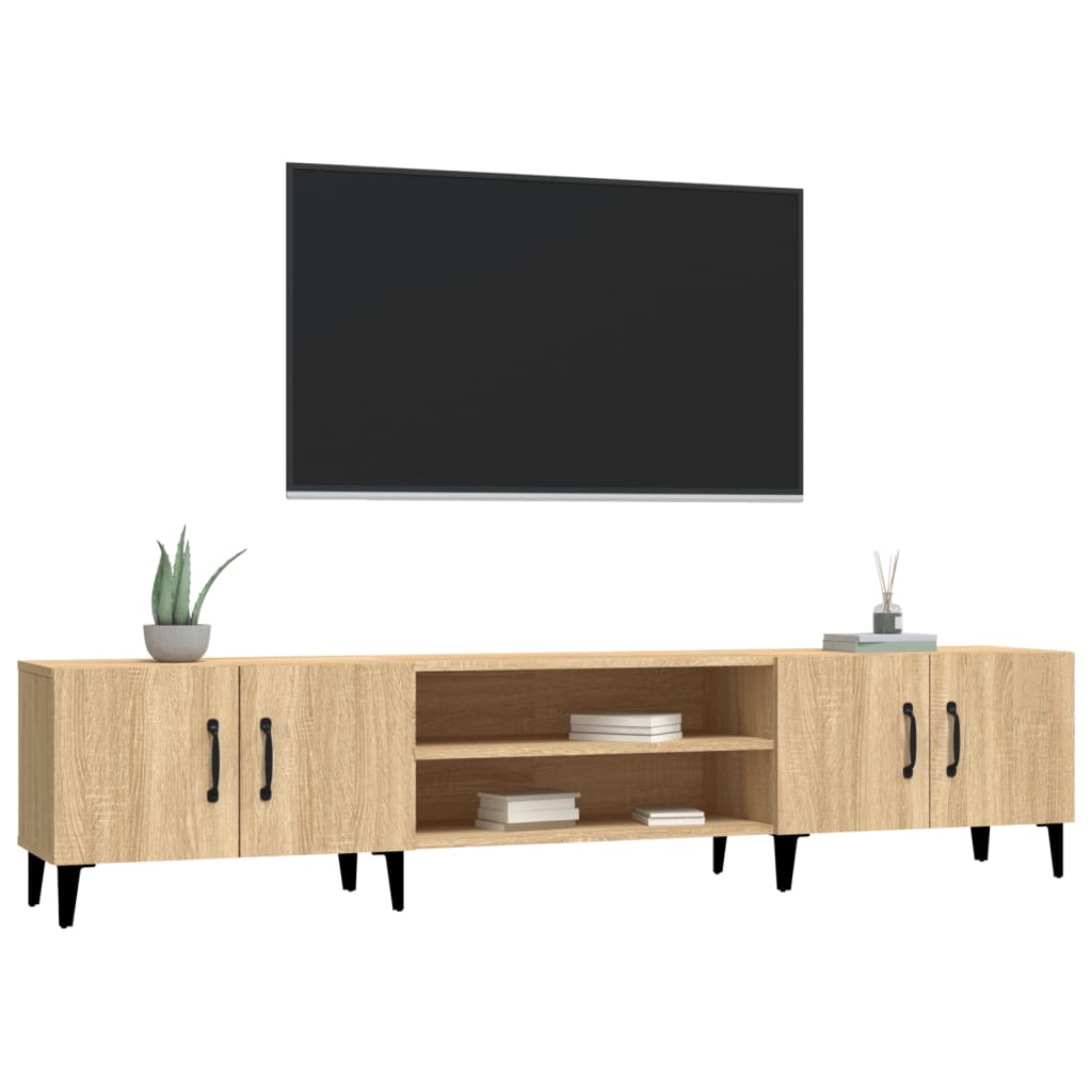 TV-skab Sonoma eg 180x31,5x40 cm konstrueret træ
