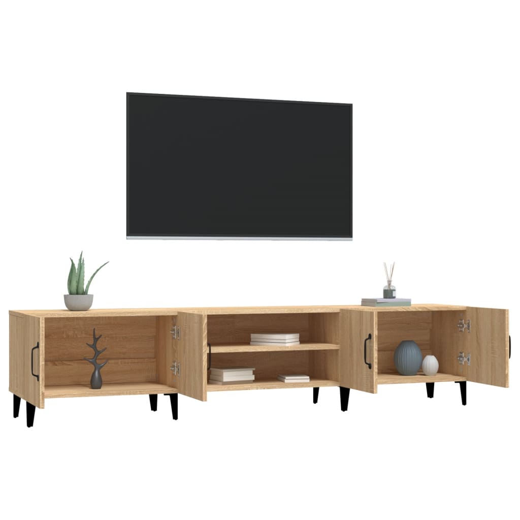 TV-skab Sonoma eg 180x31,5x40 cm konstrueret træ