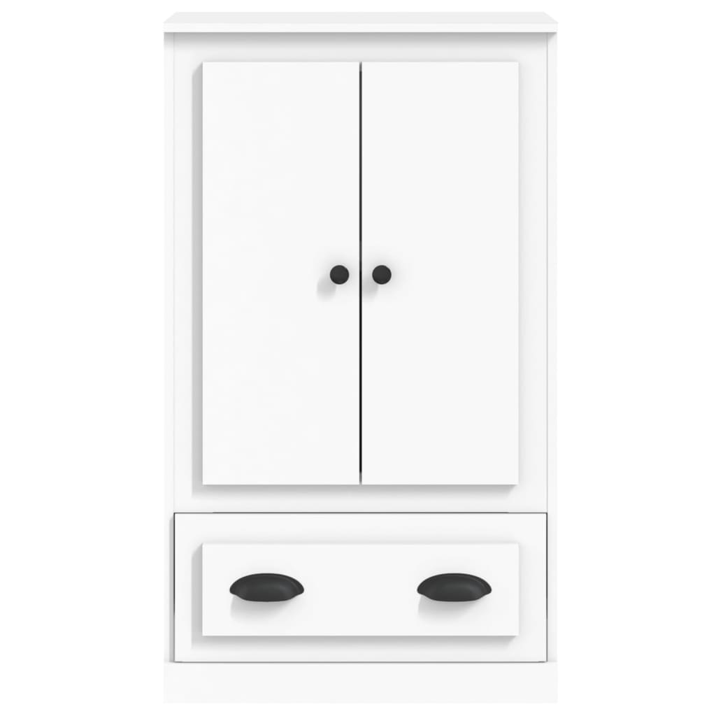 skænk 60x35,5x103,5 cm konstrueret træ hvid