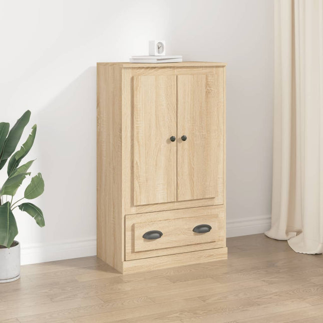 skænk 60x35,5x103,5 cm konstrueret træ sonoma-eg
