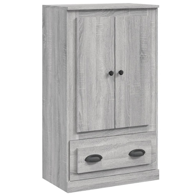 skænk 60x35,5x103,5 cm konstrueret træ grå sonoma-eg