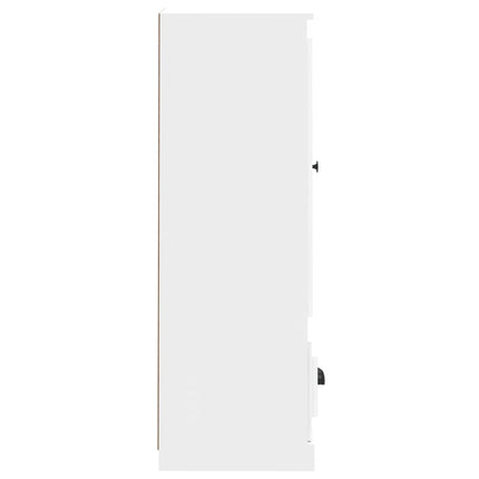 skab 36x35,5x103,5 cm konstrueret træ hvid