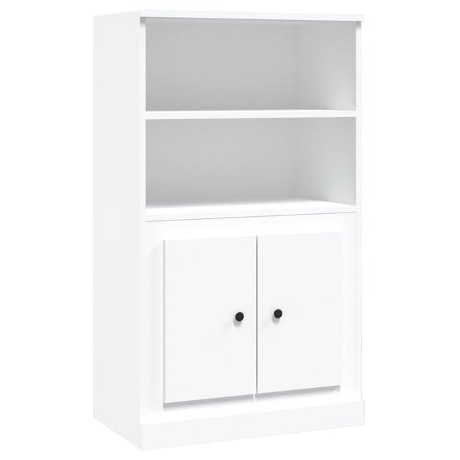 skænk 60x35,5x103,5 cm konstrueret træ hvid