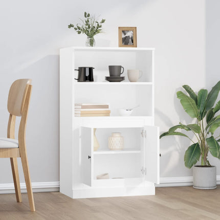 skænk 60x35,5x103,5 cm konstrueret træ hvid