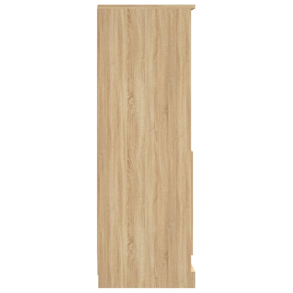 skab 36x35,5x103,5 cm konstrueret træ sonoma-eg