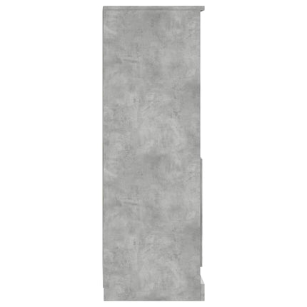 skab 36x35,5x103,5 cm konstrueret træ betongrå