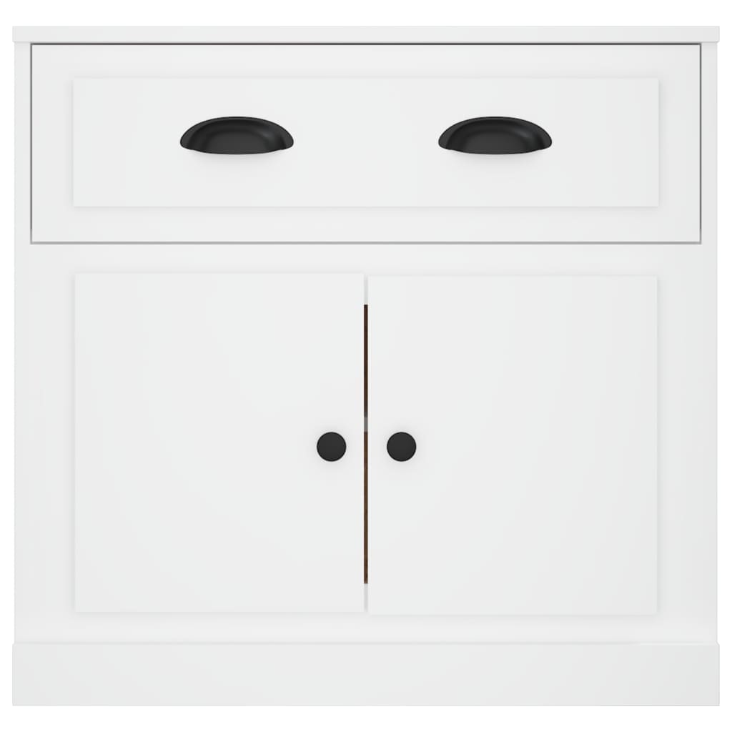 skænk 70x35,5x67,5 cm konstrueret træ hvid