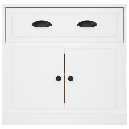 skænk 70x35,5x67,5 cm konstrueret træ hvid
