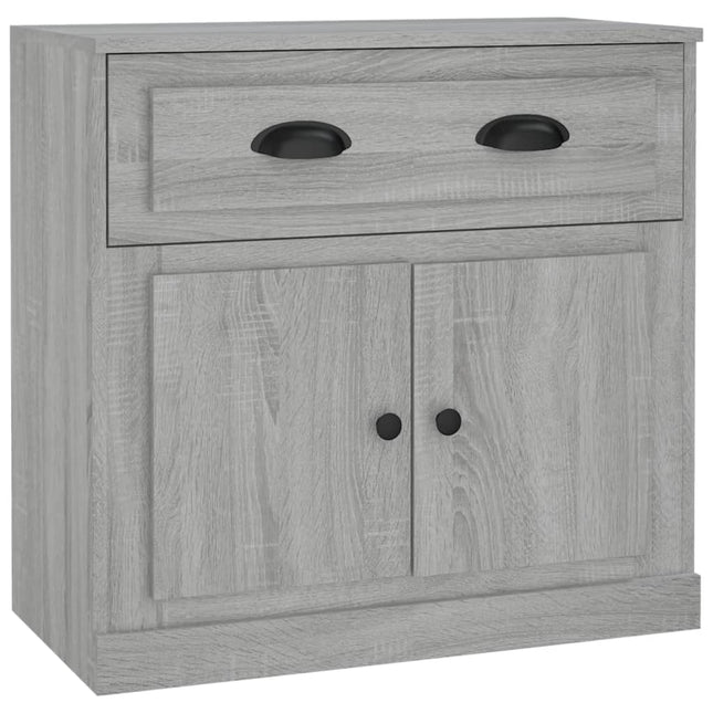 skænk 70x35,5x67,5 cm konstrueret træ grå sonoma-eg