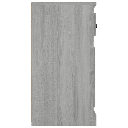 skænk 70x35,5x67,5 cm konstrueret træ grå sonoma-eg