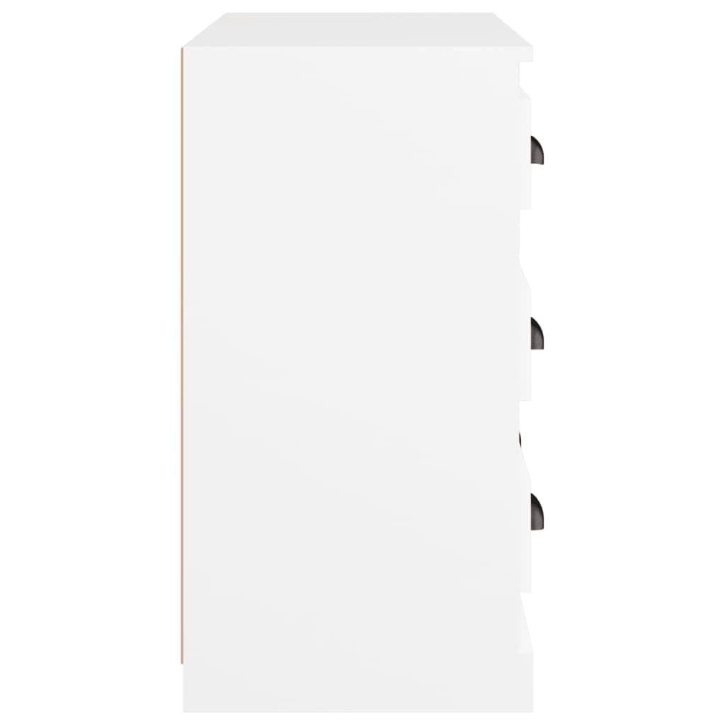 skænk 70x35,5x67,5 cm konstrueret træ hvid