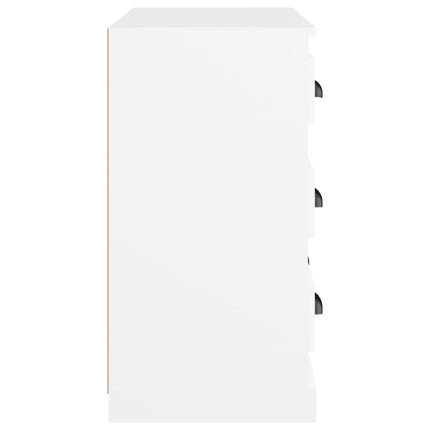 skænk 70x35,5x67,5 cm konstrueret træ hvid