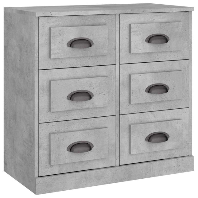 skænk 70x35,5x67,5 cm konstrueret træ betongrå
