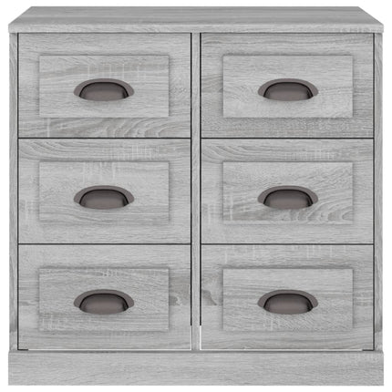 skænk 70x35,5x67,5 cm konstrueret træ grå sonoma-eg