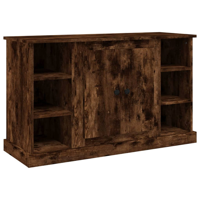 skænk 100x35,5x60 cm konstrueret træ røget egetræsfarve