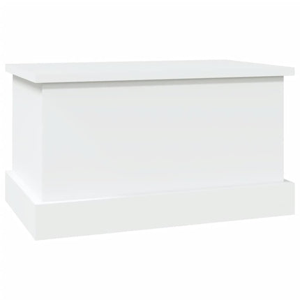 opbevaringskasse hvid 50x30x28 cm konstrueret træ