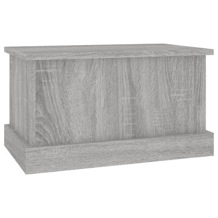 opbevaringskasse 50x30x28 cm konstrueret træ grå sonoma-eg