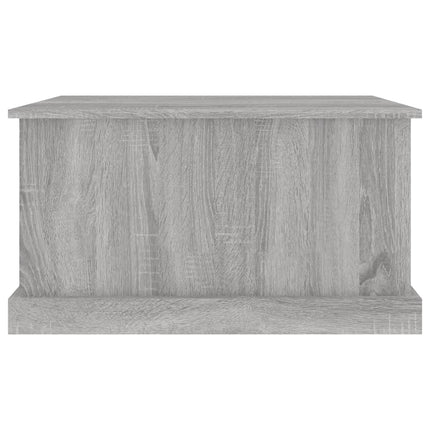 opbevaringskasse 70x40x38 cm konstrueret træ grå sonoma-eg