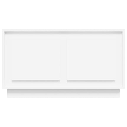 tv-bord 80x35x45 cm konstrueret træ hvid