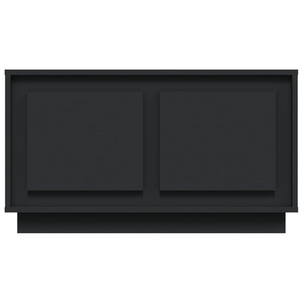 tv-bord 80x35x45 cm konstrueret træ sort