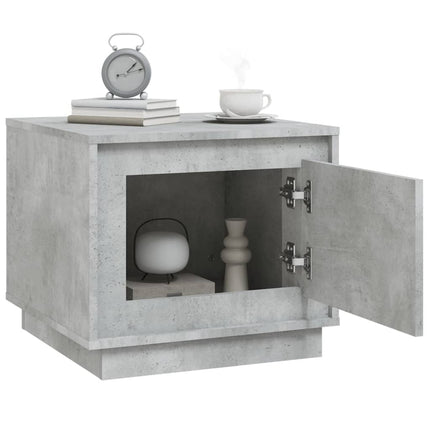 sofabord 51x50x44 cm konstrueret træ betongrå