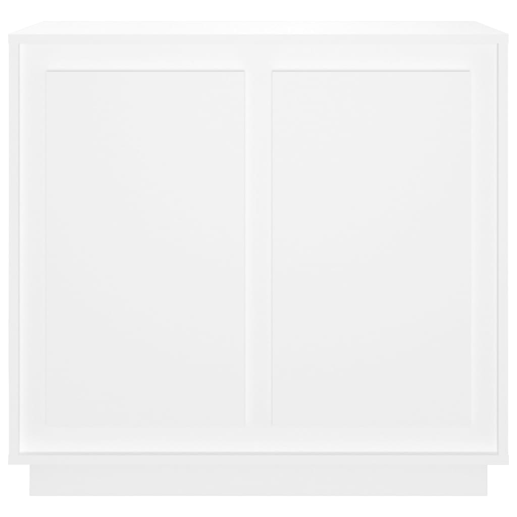 skænk 80x34x75 cm konstrueret træ hvid