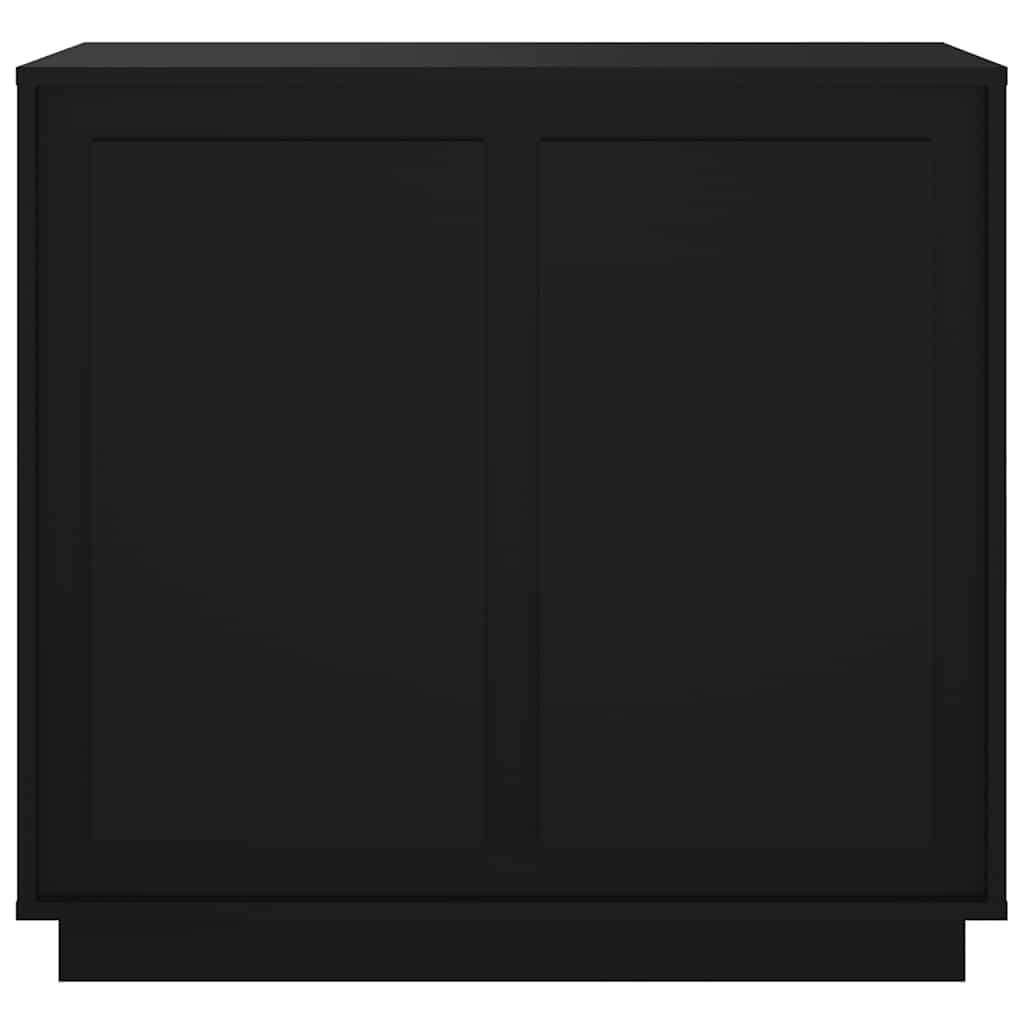 skænk 80x34x75 cm konstrueret træ sort