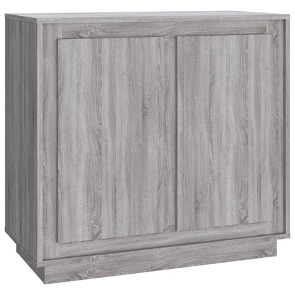 skænk 80x34x75 cm konstrueret træ grå sonoma-eg