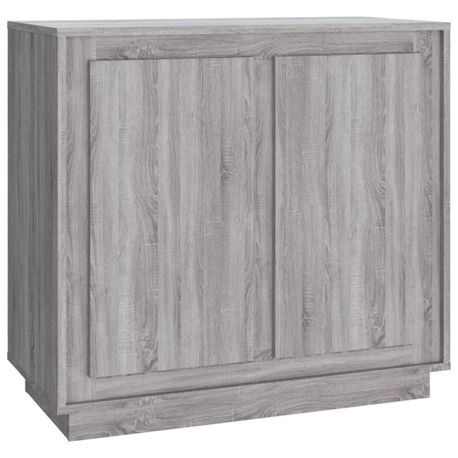 skænk 80x34x75 cm konstrueret træ grå sonoma-eg