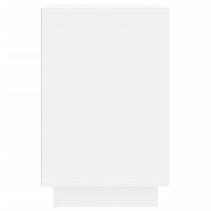skænk 102x35x60 cm konstrueret træ hvid