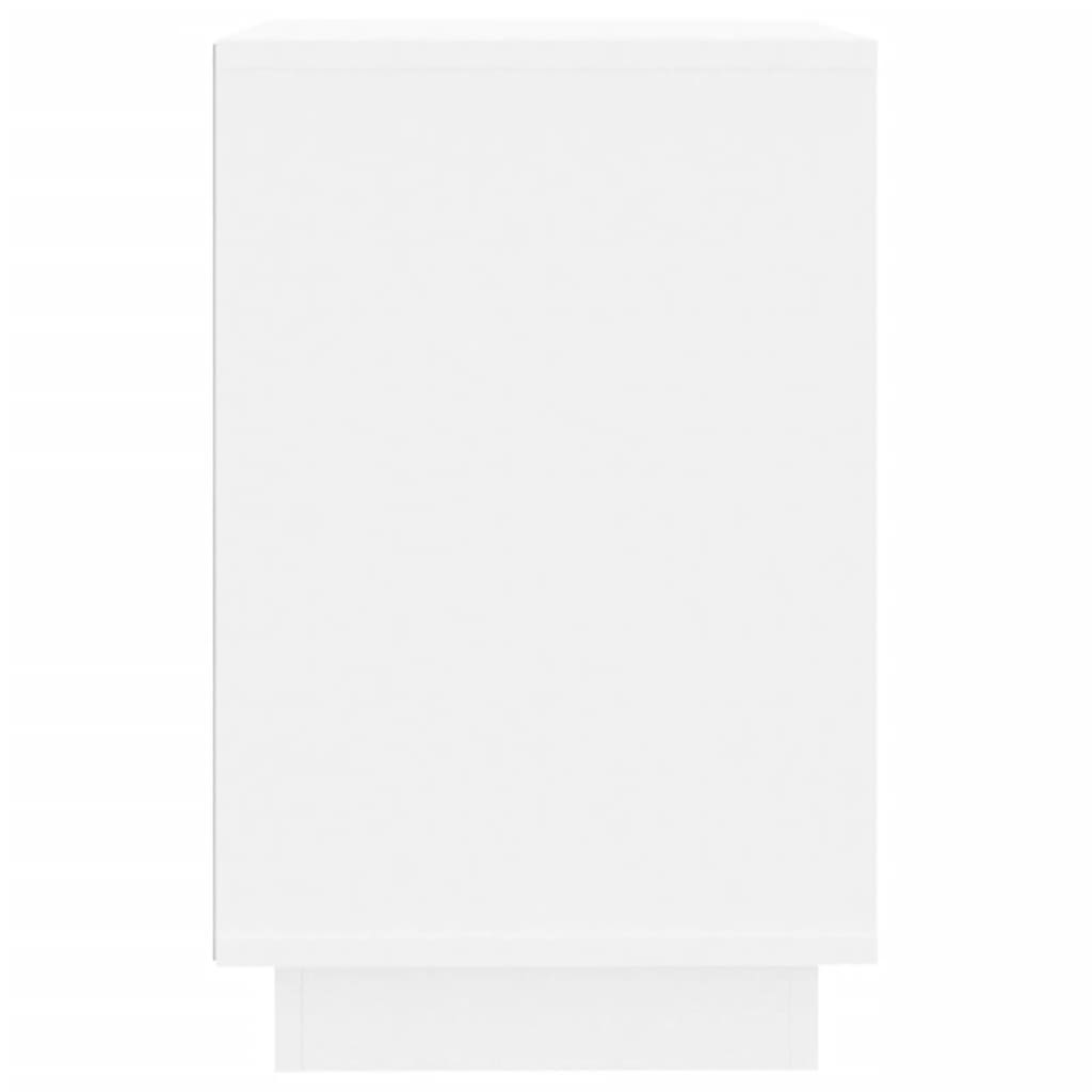 skænk 102x35x60 cm konstrueret træ hvid