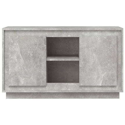 skænk 102x35x60 cm konstrueret træ betongrå