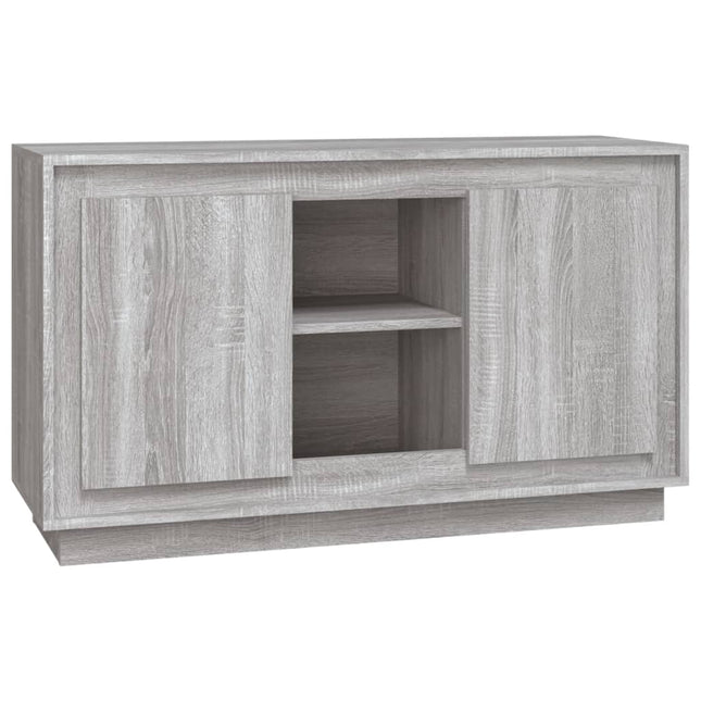 skænk 102x35x60 cm konstrueret træ grå sonoma-eg
