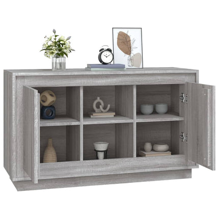 skænk 102x35x60 cm konstrueret træ grå sonoma-eg