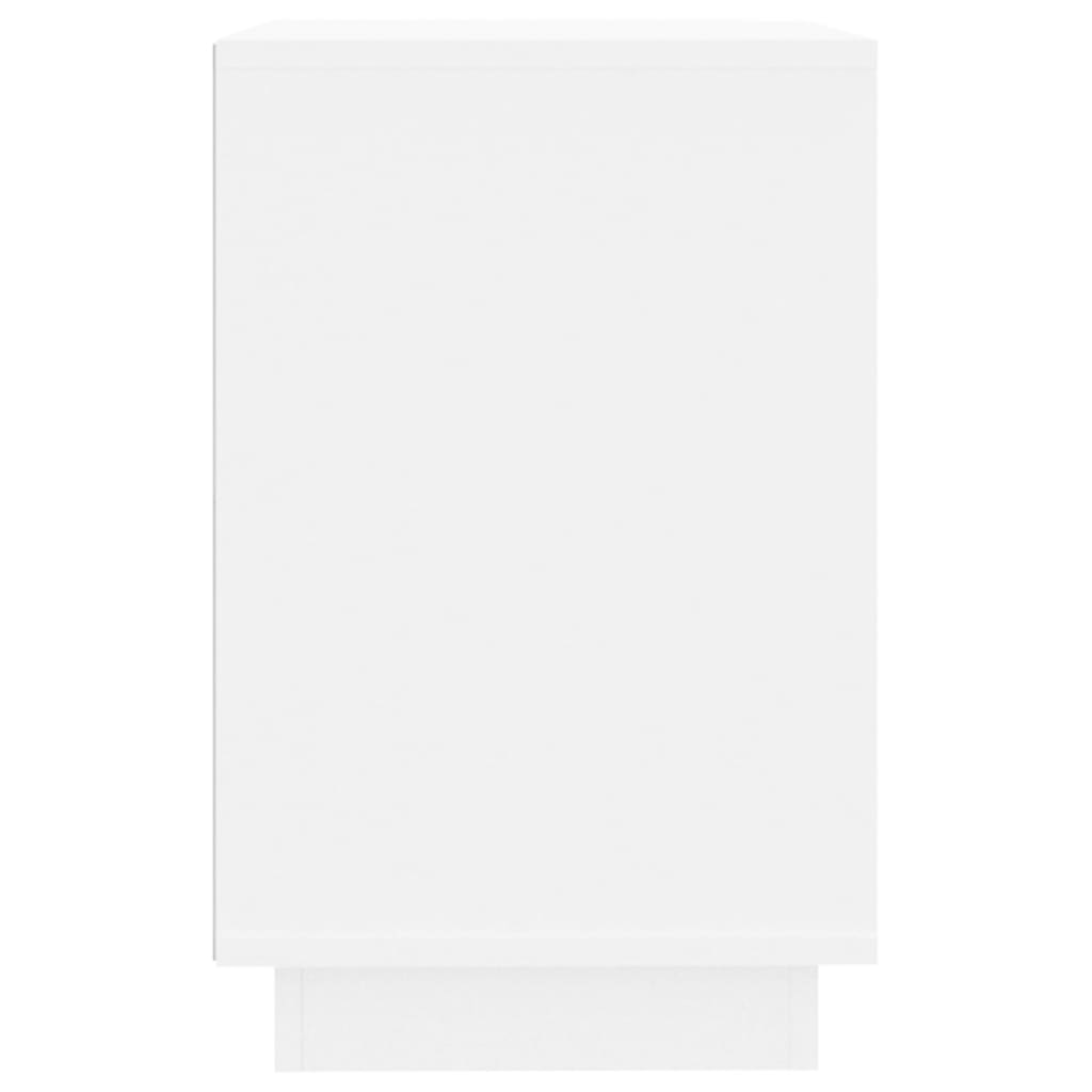 skænk 102x35x55 cm konstrueret træ hvid