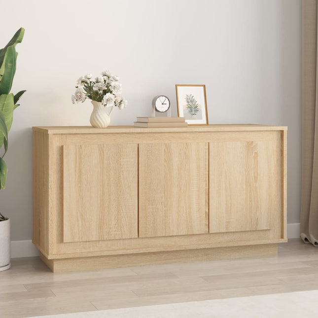skænk 102x35x55 cm konstrueret træ sonoma-eg